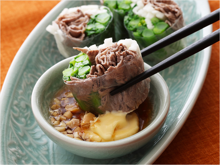 生春巻きの出来上がりイメージ