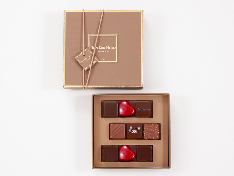 ＜ジャン＝ポール・エヴァン＞ボンボン ショコラ 9個 メルシー