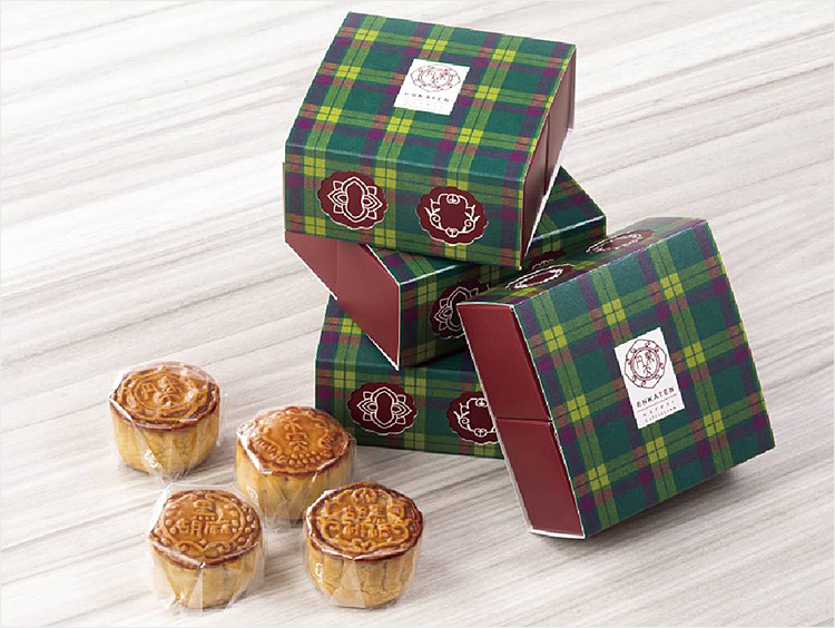 ＜円果天＞タータンギフト月餅4個入