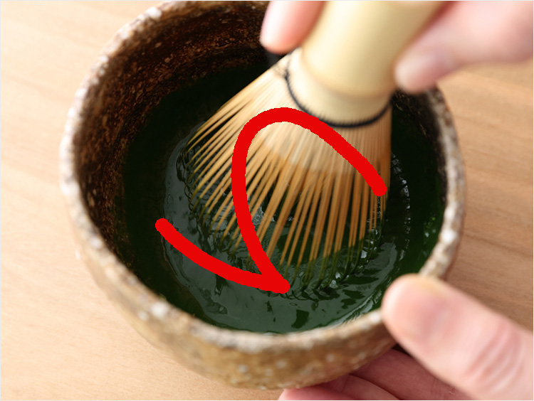 濃茶を練るイメージ