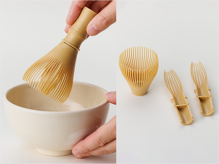 ＜一保堂茶舗＞樹脂製茶筌（茶筌立て付）