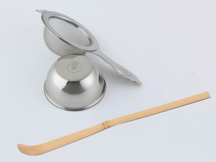 茶杓、特製茶漉し