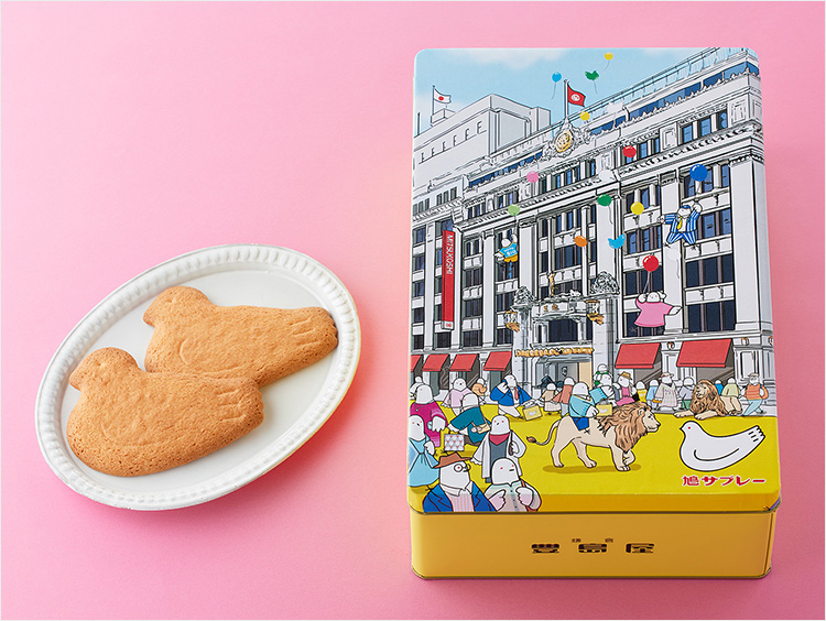 <鎌倉 豊島屋>鳩サブレー 日本橋三越本店限定缶