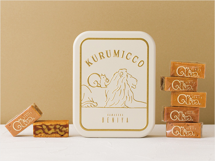 <鎌倉紅谷>クルミッ子10個入(缶)三越限定デザイン