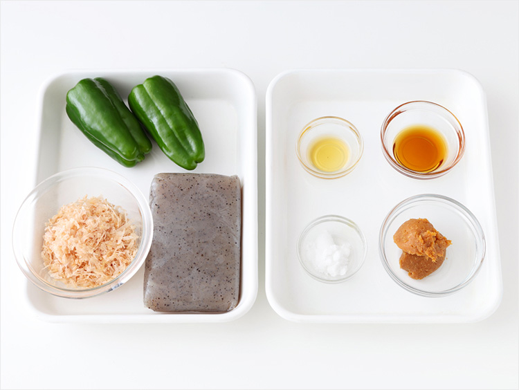 味噌炒めの材料