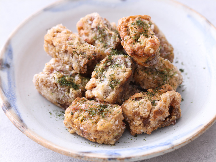 こんにゃく唐揚げの出来上がりイメージ