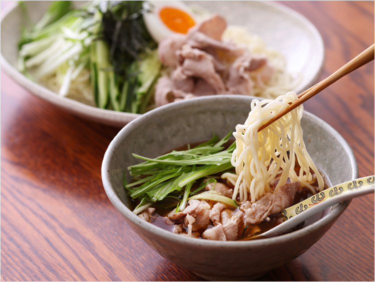 つけ麺の出来上がりイメージ
