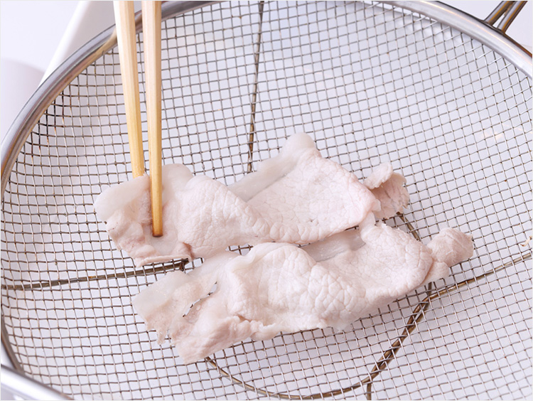 ザルに上げるイメージ