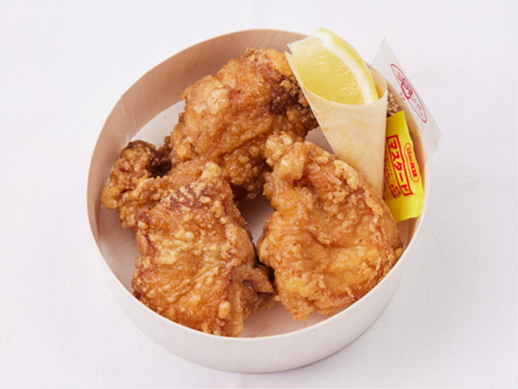 ＜三笠会館＞三笠会館伝統の味　骨付き鶏の唐揚げ3個
