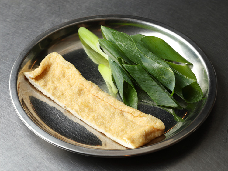 京揚げ、青ねぎのイメージ