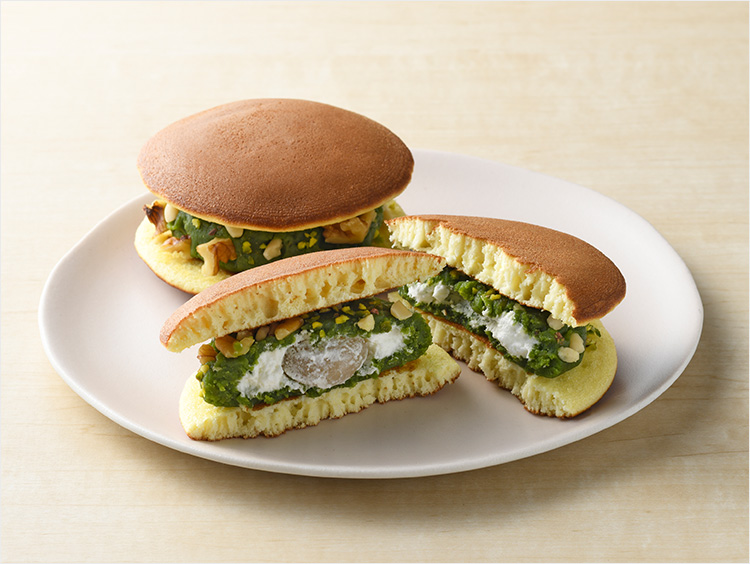 <信州里の菓工房>ナッツのモンブランどら焼き