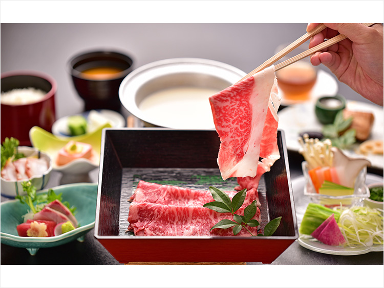 「天空白濁しゃぶしゃぶ御膳」のイメージ
