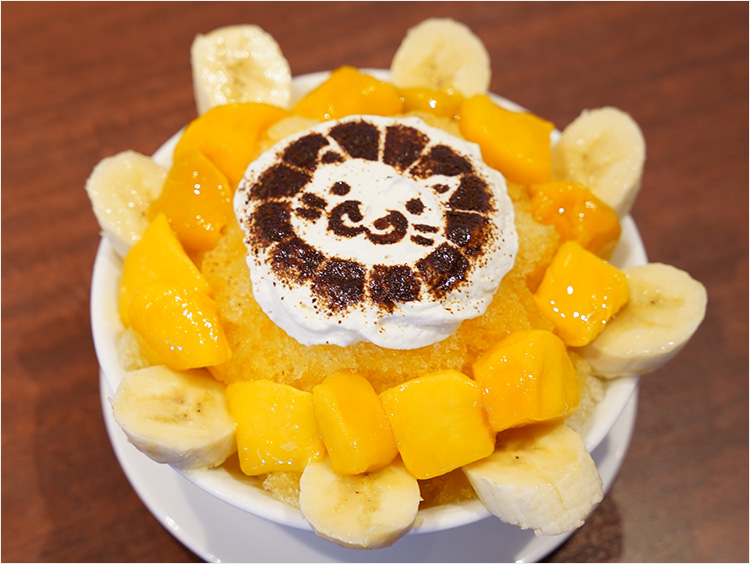 ＜カフェ&レストラン ランドマーク＞ライオンかき氷