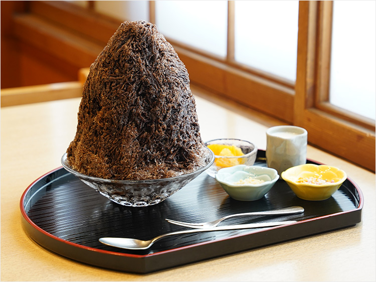 ＜四季茶寮 えど＞チョコレートかき氷