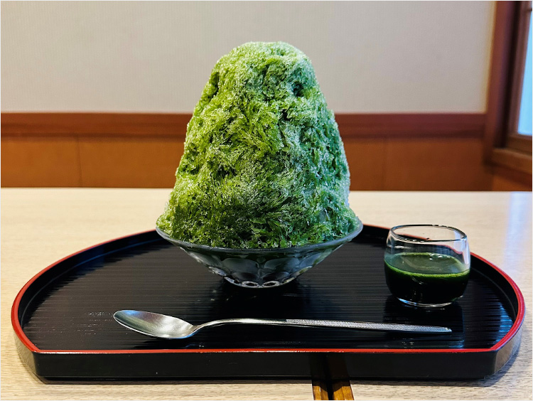＜四季茶寮 えど＞天空の抹茶かき氷