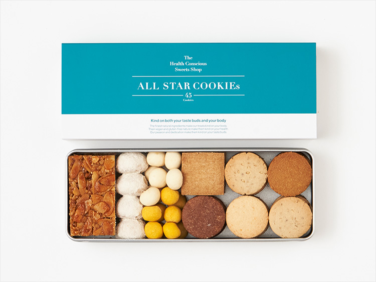 ＜The Health Conscious Sweets Shop（ヘルスコンシャススイーツショップ）＞オールスタークッキー 10種45個入り