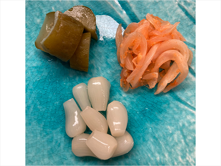 <新宿中村屋>薬味3種