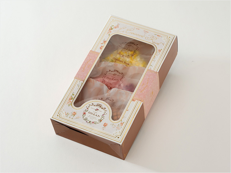 ＜カフェ オウザン＞ビジュードフリュイ（クロワッサンラスク）