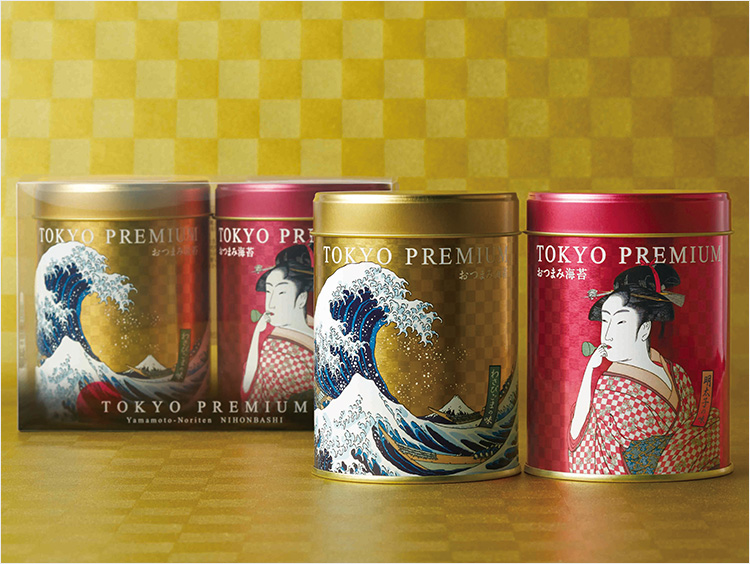<山本海苔店>TOKYO PREMIUM おつまみ海苔 2缶詰合せ