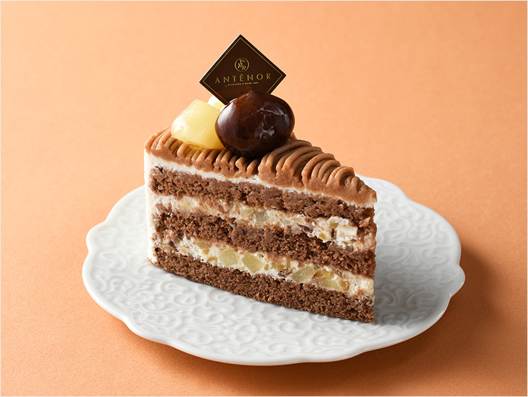 <アンテノール 銀座ブティック>栗とショコラのショートケーキ