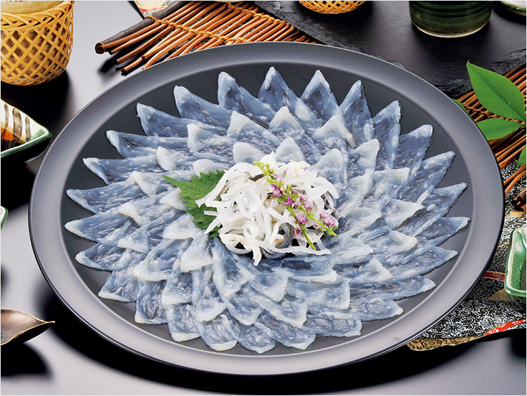 ＜ふく太郎本部＞とらふく刺身セット