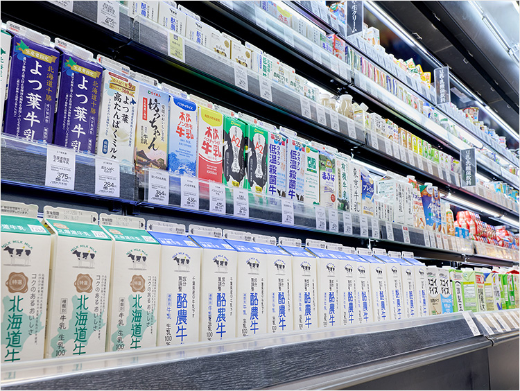 QUEEN’S ISETAN牛乳売り場のイメージ