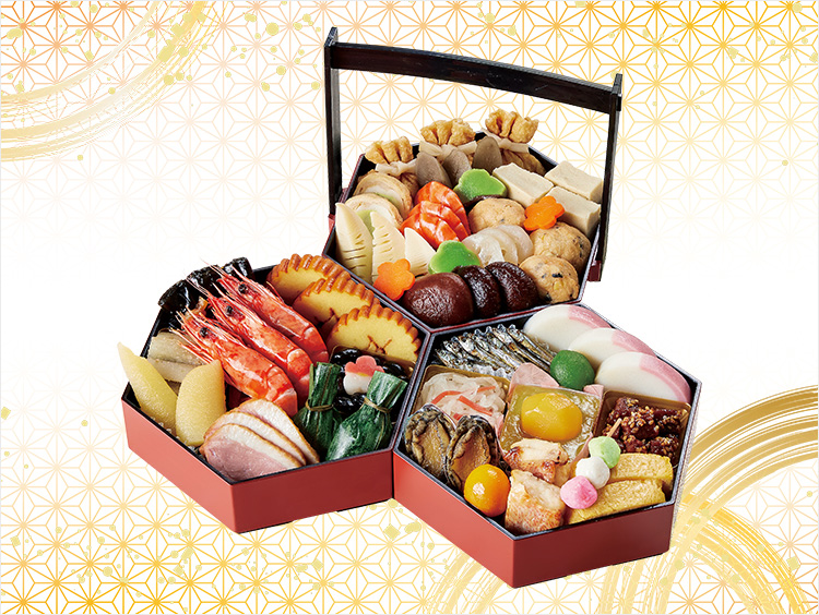 <京菜味 のむら>「八坂」おせち料理三段重(冷凍)
