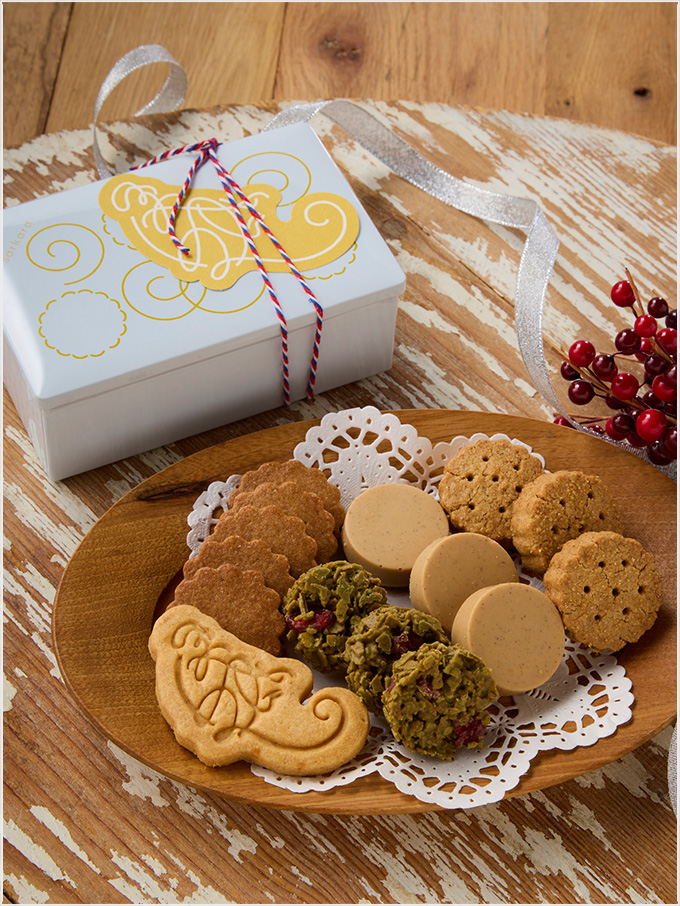 ＜サルカラ＞クリスマスクッキー缶