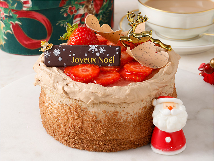 ＜ルロワージュ＞ロイヤルミルクティーショートケーキ