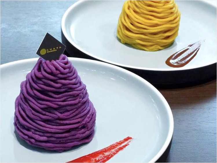<グリーンイタリアントルチャ>鹿児島県産紫芋のパープルスイートポテトモンブラン