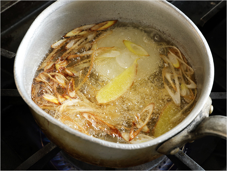 香味野菜が色づいたイメージ